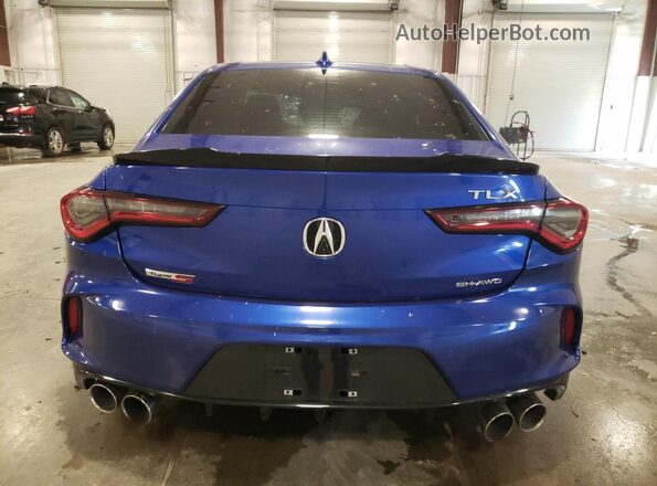 19UUB7F06NA002124 2022 ACURA TLX Blue Հետևի տեսք