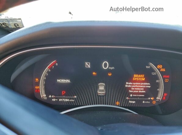 19UUB7F09SA000038 2025 ACURA TLX Серый Вид щитка приборов