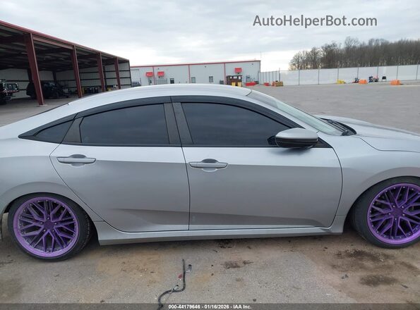19XFC2E57GE025433 2016 HONDA CIVIC Silver Rear interior view
