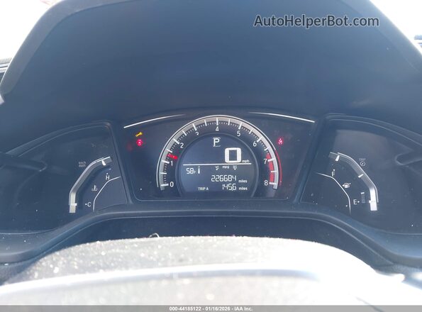 19XFC2F57GE031036 2016 HONDA CIVIC Dark Blue Widok tylnych siedzeń