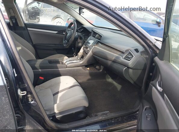 19XFC2F66KE013483 2019 HONDA CIVIC Gray Widok wnętrza z przodu