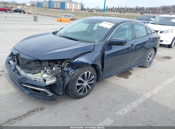 19XFC2F66KE013483 2019 HONDA CIVIC Gray Przód lewy