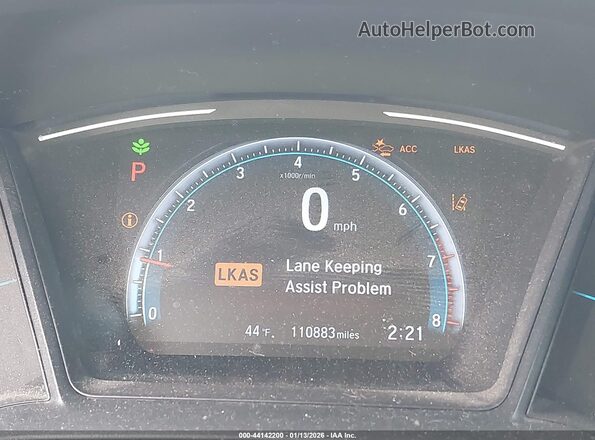 19XFC2F66KE013483 2019 HONDA CIVIC Gray 