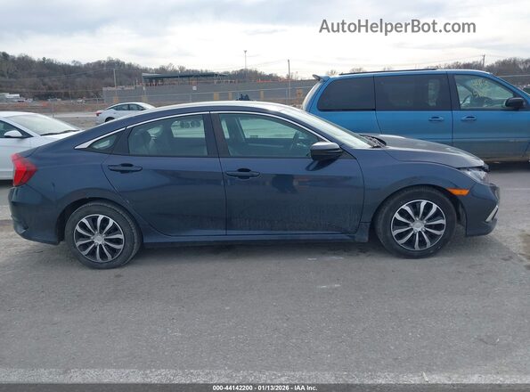 19XFC2F66KE013483 2019 HONDA CIVIC Gray Widok wnętrza z tyłu
