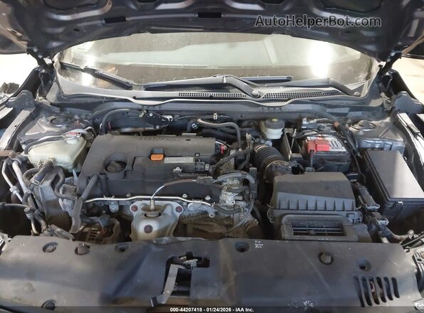 19XFC2F75HE225261 2017 HONDA CIVIC Black უკანა ხედი