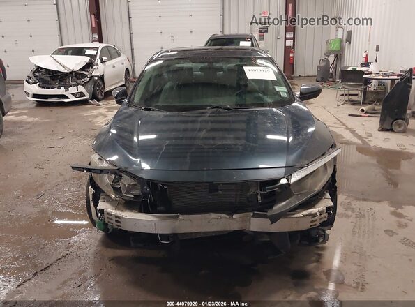 19XFC2F77HE215024 2017 HONDA CIVIC Blue Widok zestawu wskaźników