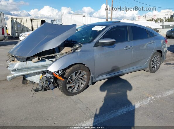 19XFC2F79GE001490 2016 HONDA CIVIC Silver Առջևի ձախ երեք քառորդ տեսարան