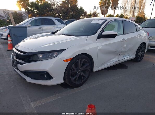 19XFC2F81LE200424 2020 HONDA CIVIC White Przód lewy