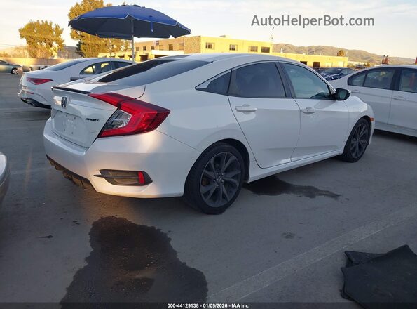 19XFC2F81LE200424 2020 HONDA CIVIC White Tył prawy