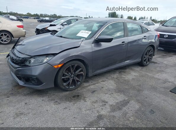 19XFC2F83LE011774 2020 HONDA CIVIC Gray Przód lewy