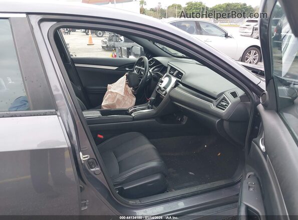 19XFC2F83LE011774 2020 HONDA CIVIC Gray Widok wnętrza z przodu