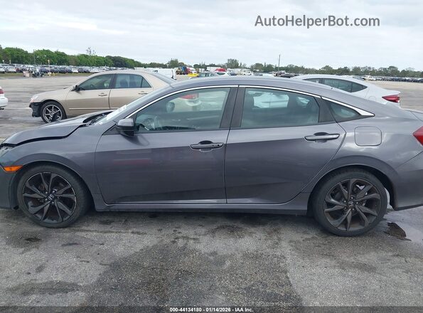 19XFC2F83LE011774 2020 HONDA CIVIC Gray Widok wnętrza 360 stopni