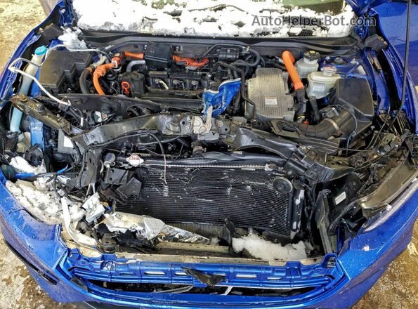 19XZE4F50LE005195 2020 HONDA INSIGHT Blue უკანა სალონის ხედი