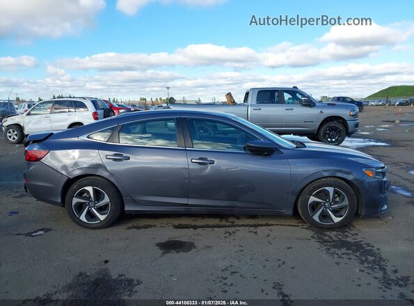 19XZE4F50ME011502 2021 HONDA INSIGHT Серый Вид задней части салона