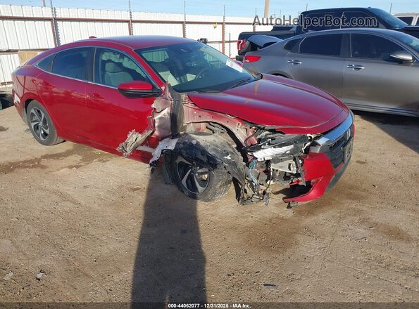 19XZE4F51ME008768 2021 HONDA INSIGHT Red Widok z przodu