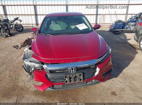 19XZE4F51ME008768 2021 HONDA INSIGHT Red Widok zestawu wskaźników