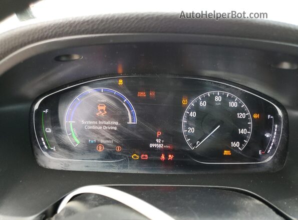 19XZE4F52ME011095 2021 HONDA INSIGHT Серый Вид щитка приборов