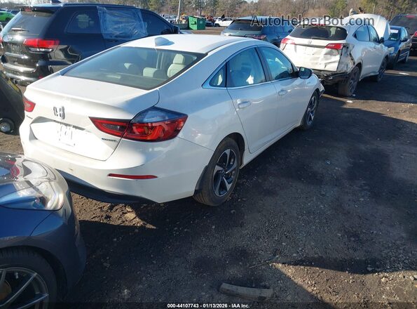 19XZE4F53ME007024 2021 HONDA INSIGHT White Задня права чверть