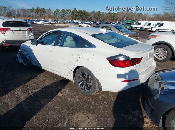 19XZE4F53ME007024 2021 HONDA INSIGHT White Задня ліва чверть