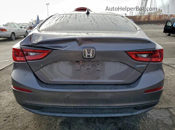 19XZE4F55ME011575 2021 HONDA INSIGHT Gray უკანა ხედი