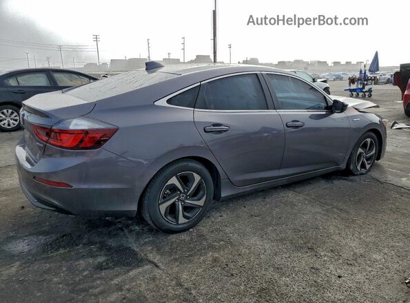 19XZE4F55ME011575 2021 HONDA INSIGHT Gray უკანა მარჯვენა