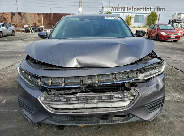 19XZE4F55ME011575 2021 HONDA INSIGHT Gray წინა ხედი