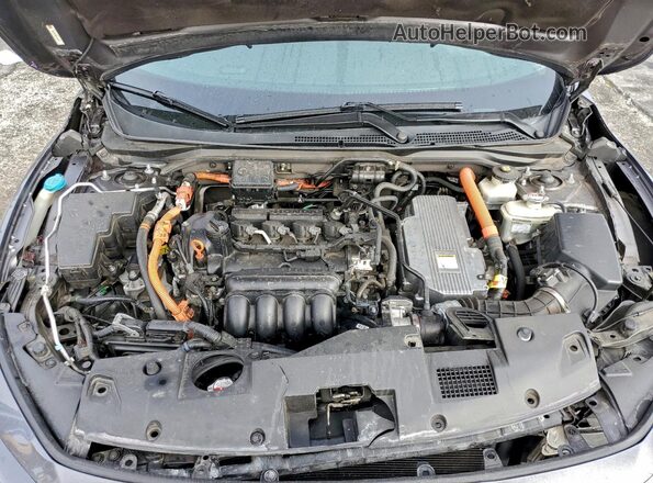 19XZE4F55ME011575 2021 HONDA INSIGHT Gray უკანა სალონის ხედი