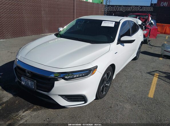 19XZE4F57ME005289 2021 HONDA INSIGHT Белый Передняя левая четверть