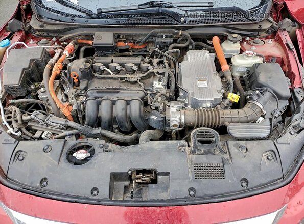 19XZE4F57ME007172 2021 HONDA INSIGHT Темно-бордовый Вид задней части салона