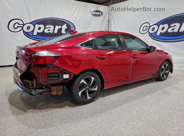 19XZE4F57ME007172 2021 HONDA INSIGHT Темно-бордовый Задняя правая четверть