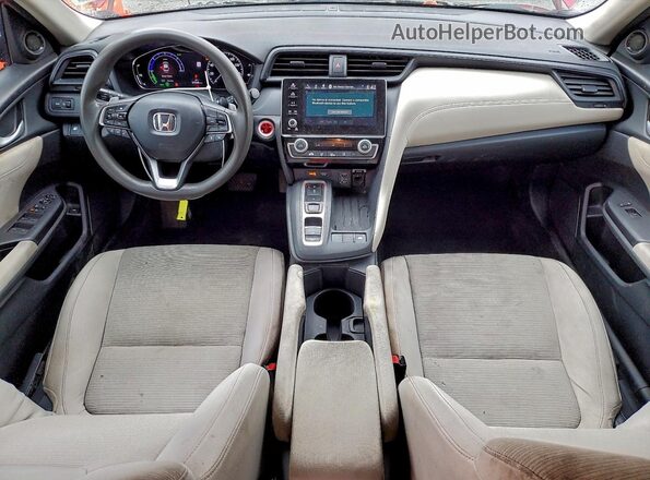 19XZE4F57ME007172 2021 HONDA INSIGHT Темно-бордовый Вид панели приборов