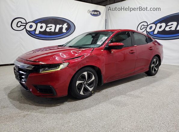19XZE4F57ME007172 2021 HONDA INSIGHT Темно-бордовый Панорамный вид салона 360°