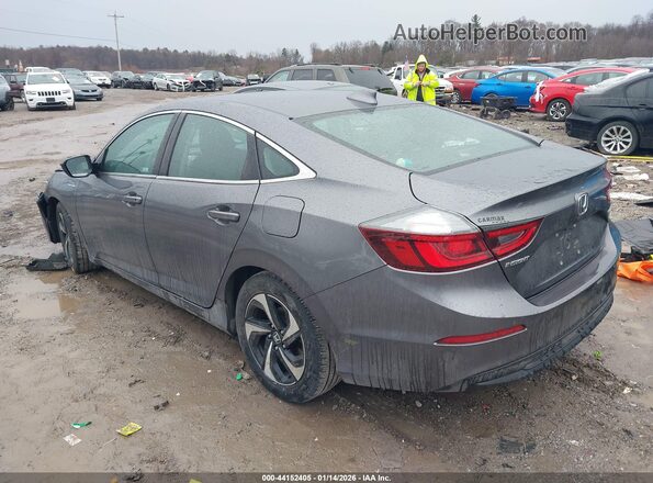 19XZE4F58ME003518 2021 HONDA INSIGHT Gray უკანა მარცხენა