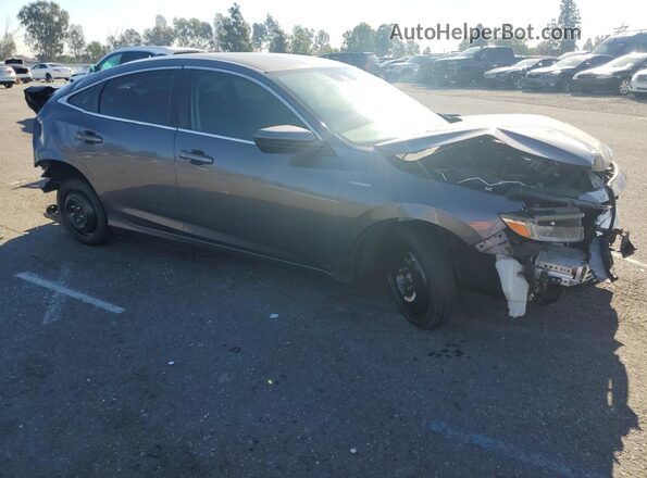 19XZE4F59ME010428 2021 HONDA INSIGHT Charcoal Front right