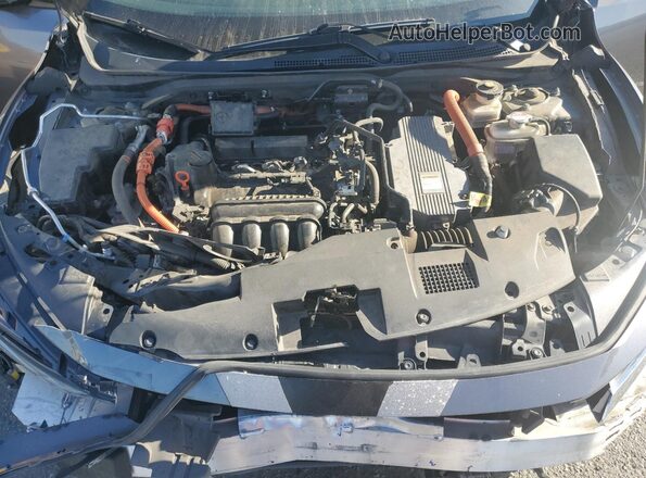 19XZE4F59ME010428 2021 HONDA INSIGHT Charcoal Rear interior view