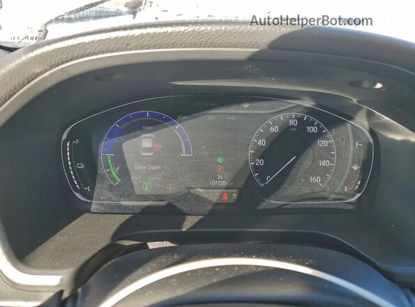 19XZE4F9XME008707 2021 HONDA INSIGHT White Вид щитка приладів