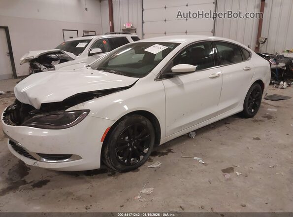 1C3CCCAB2HN501139 2017 CHRYSLER 200 White Առջևի ձախ երեք քառորդ տեսարան
