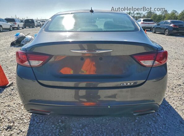 1C3CCCBB6GN142455 2016 CHRYSLER 200 Gray Вид ззаду