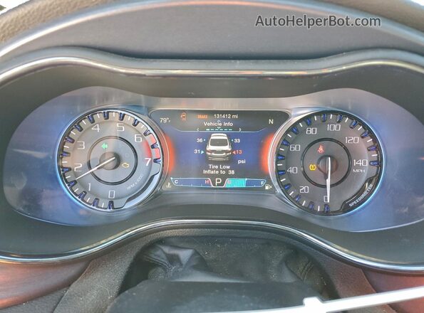 1C3CCCBB6GN142455 2016 CHRYSLER 200 Gray Вид щитка приладів