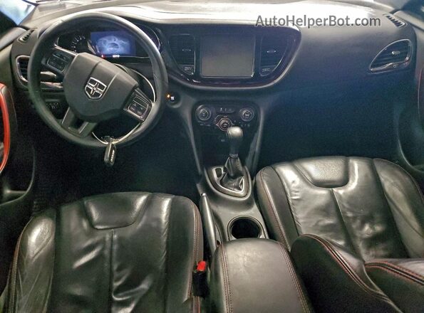1C3CDFEB8GD701102 2016 DODGE DART Белый Вид панели приборов