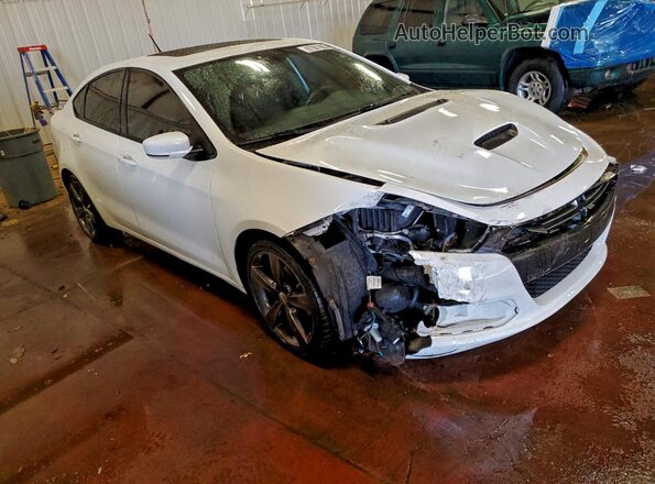 1C3CDFEB8GD701102 2016 DODGE DART Белый Передняя правая четверть