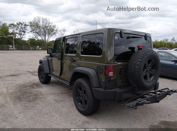 1C4BJWDG1GL105168 2016 JEEP WRANGLER UNLIMITED Green Задня ліва чверть