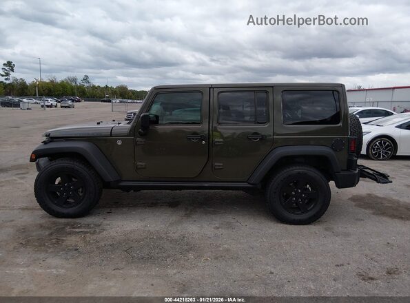 1C4BJWDG1GL105168 2016 JEEP WRANGLER UNLIMITED Green Панорамний вид салону 360°