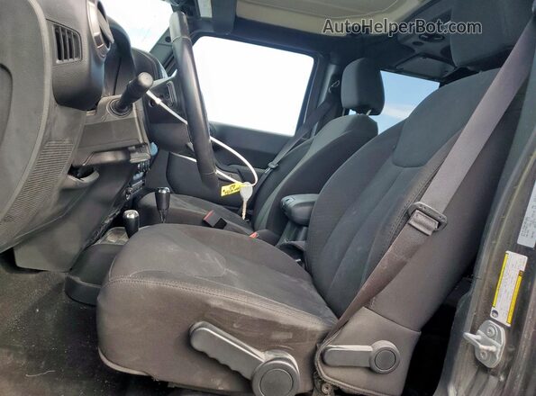 1C4BJWDG3HL602126 2017 JEEP WRANGLER Gray წინა სალონის ხედი