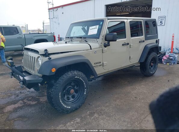 1C4BJWDG3JL810318 2018 JEEP WRANGLER Коричневый Передняя левая четверть
