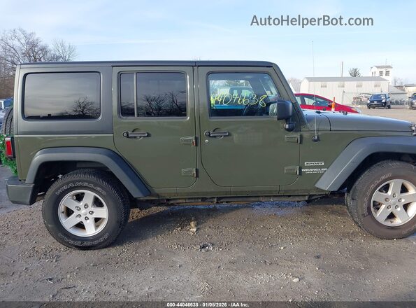 1C4BJWDG6GL125125 2016 JEEP WRANGLER UNLIMITED Green უკანა სალონის ხედი