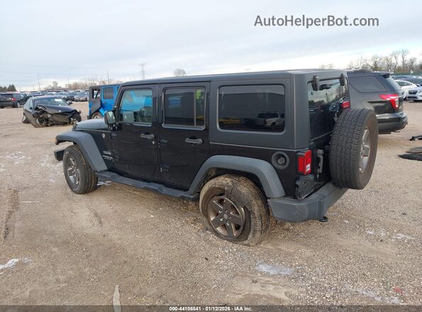 1C4BJWDG7HL539449 2017 JEEP WRANGLER UNLIMITED Black Tył lewy