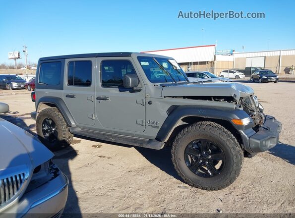 1C4HJXDG7KW557004 2019 JEEP WRANGLER UNLIMITED Gray Widok wnętrza 360 stopni
