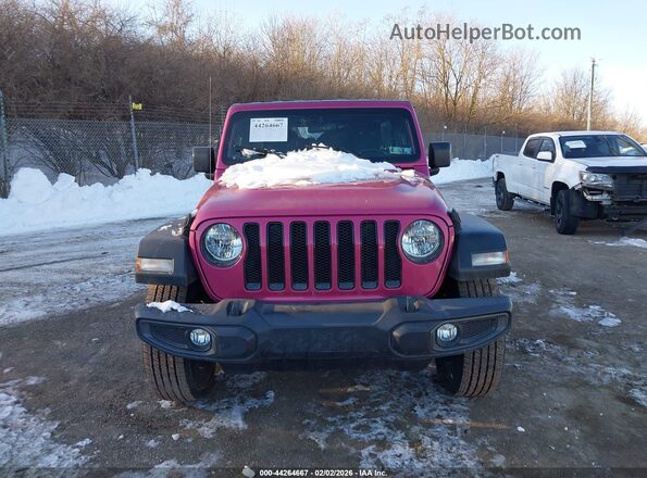 1C4HJXDGXNW122353 2022 JEEP WRANGLER UNLIMITED Фиолетовый Вид щитка приборов