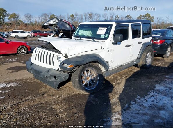 1C4HJXDN0LW226460 2020 JEEP WRANGLER UNLIMITED White Przód lewy